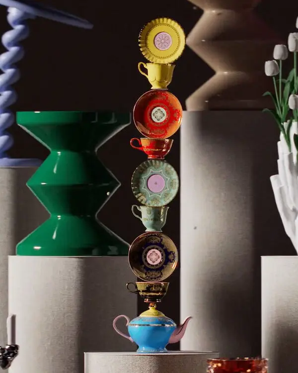 Set of 4 - bowl grandpa S 2 Image