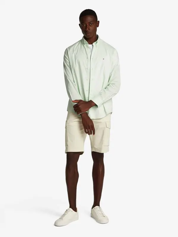 Regular Fit Flex Cotton Poplin Shirt 4 Image