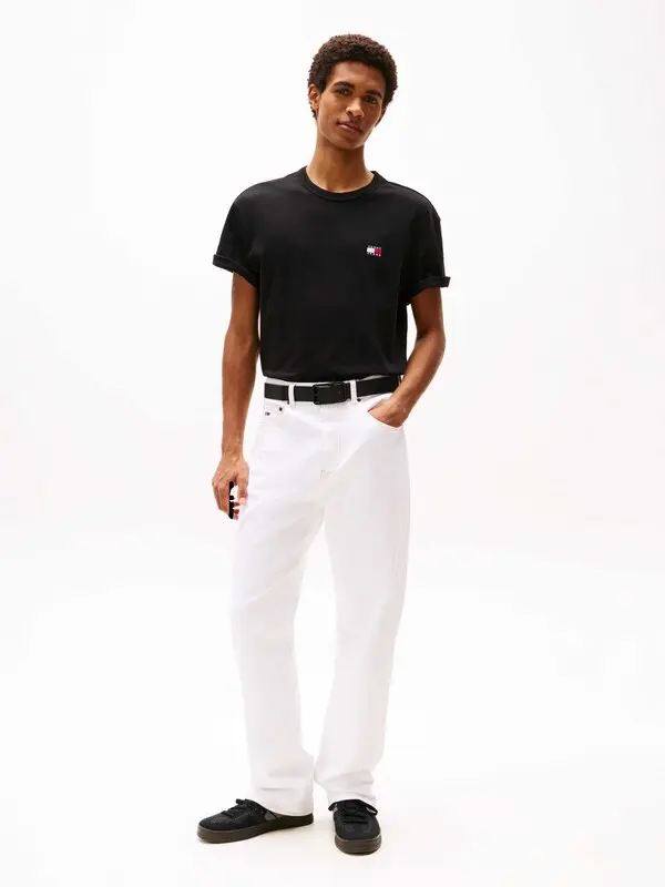 Regular Fit Cotton Badge T-Shirt  1 Image