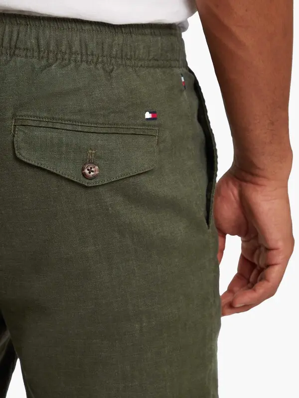 Harlem Drawstring Linen Shorts 2 Image