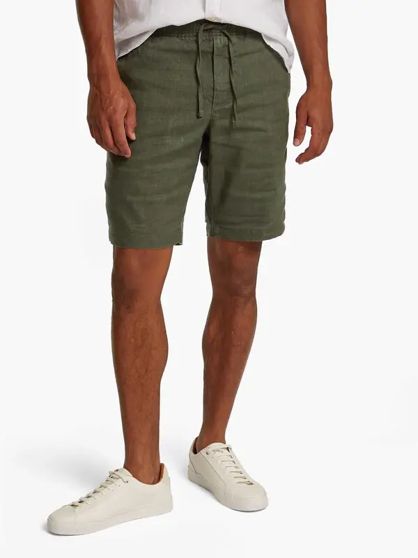 Harlem Drawstring Linen Shorts 5 Image