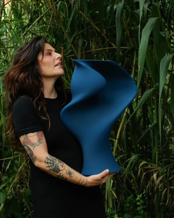 Vase Sonia - Blue Velvet 2 Image