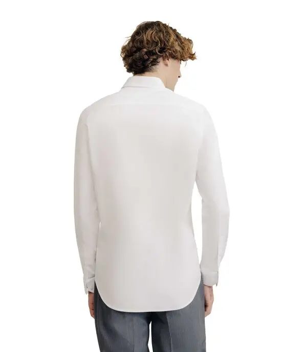 Slim Cut French Collar Shirt 2 Image