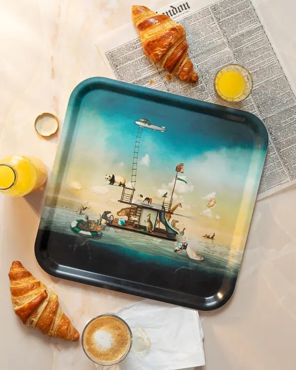 Tray 38x38cm Spring break 2 Image