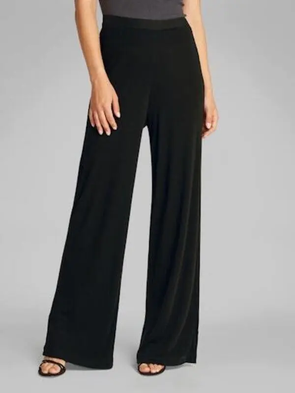 Soft Wide Leg Trousers 2 Image