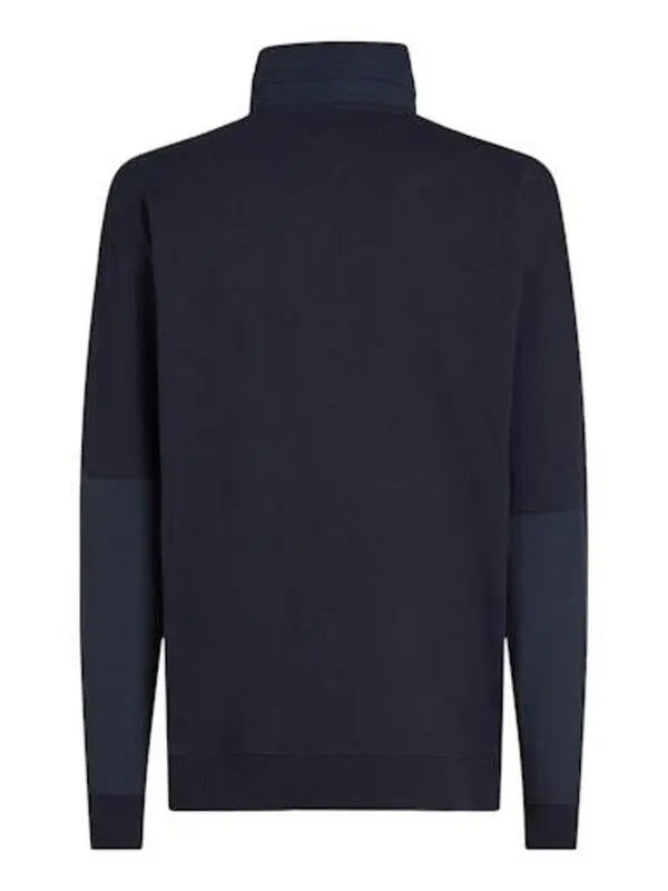 QUARTER ZIP ORGANIC COTTON SWEATSHIRT 1 Image