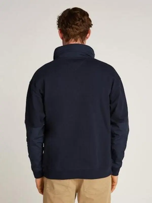 QUARTER ZIP ORGANIC COTTON SWEATSHIRT 4 Image
