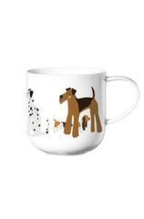 Dogs Mug 9.2 cm 9.5 cm Height 0.4L 1 Image