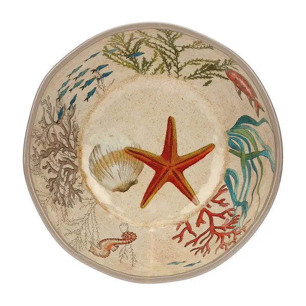 Sea Life Salad Bowl 36 Cm 1 Image