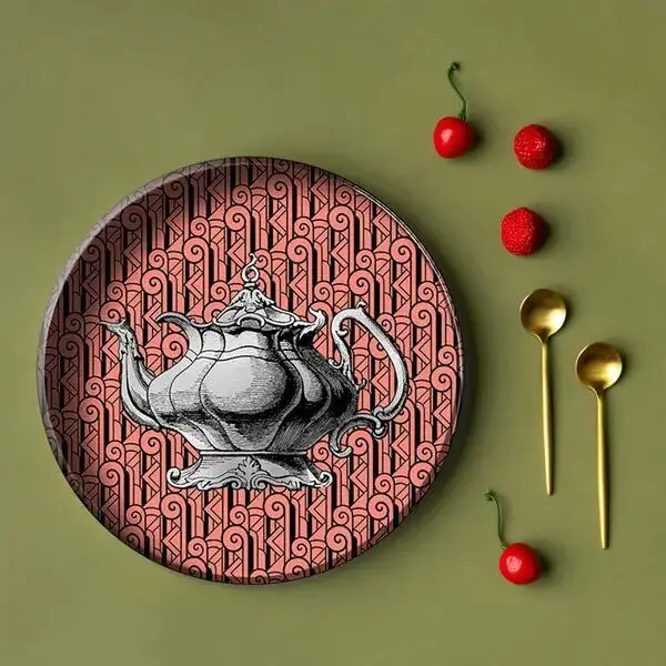  Tea Party 7 Tray 25cm 1 Image