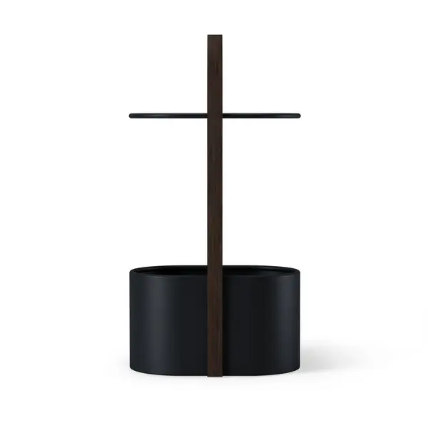 Bellwood Storage Table Black/Walnut 2 Image