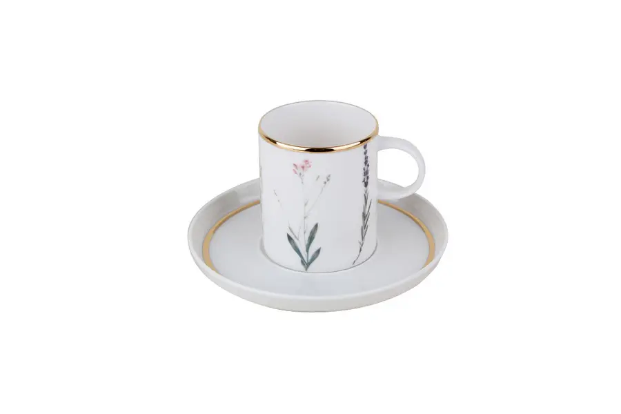 Botanical Teacup & Saucer 200cc 1 Image