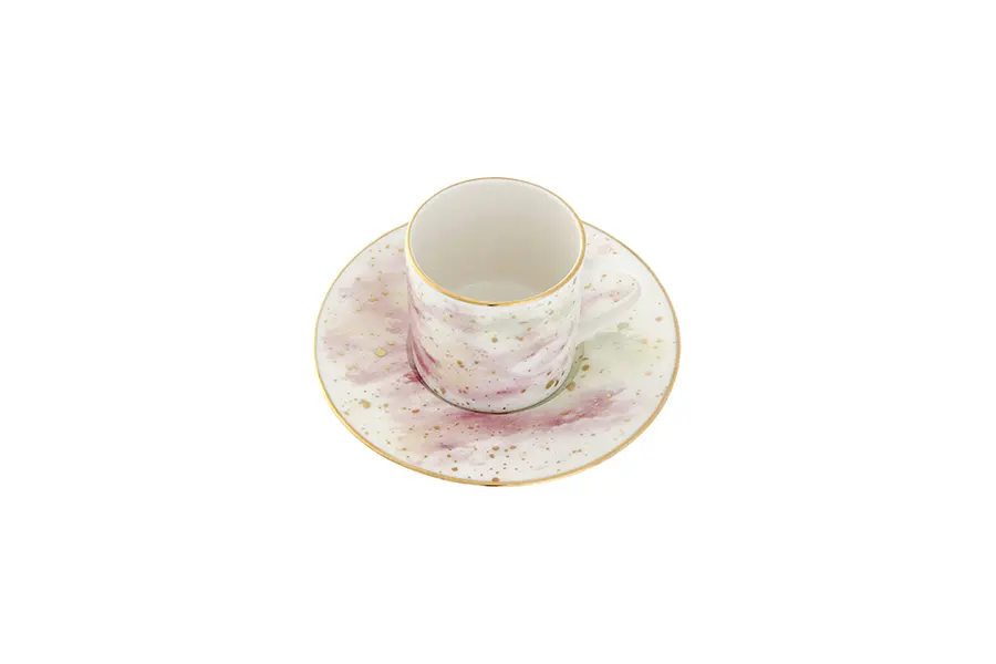 Cosmos Design 2 Coffee Cup & Saucer 1 Image