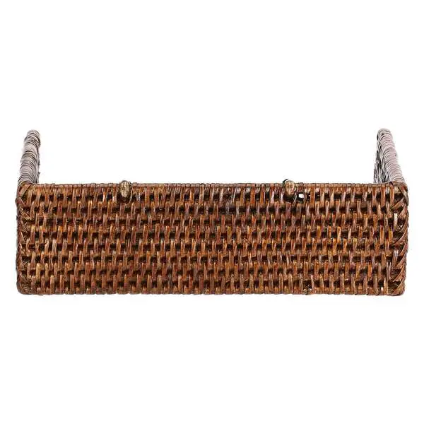 Botanio Brown Towel Rack 22 x 22 x 6 cm, rattan 1 Image