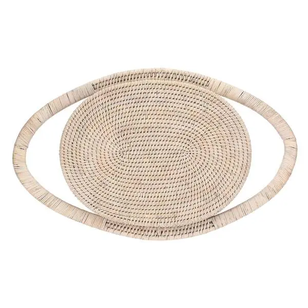 BOTANIO OVAL TRAY 36 5 54X32 5X5 WHITE 1 Image