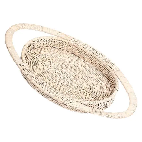 BOTANIO OVAL TRAY 36 5 54X32 5X5 WHITE 2 Image