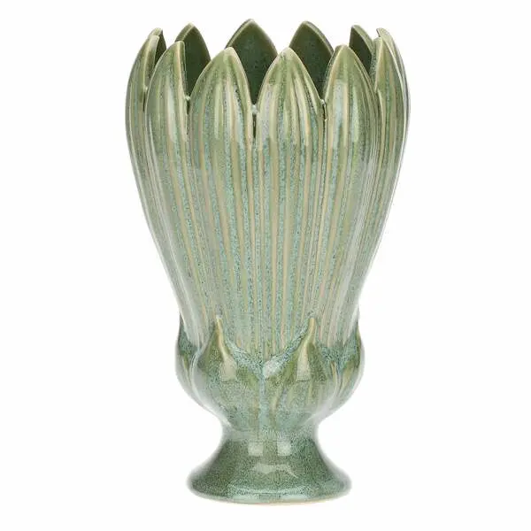 CROCUS VASE GREEN L 1 Image