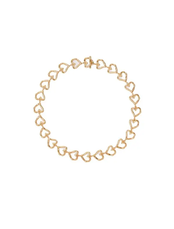 Gold-plated heart necklace
 1 Image