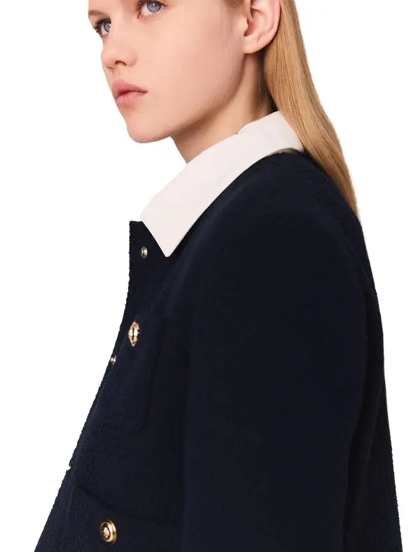 Tweed knit jacket 4 Image