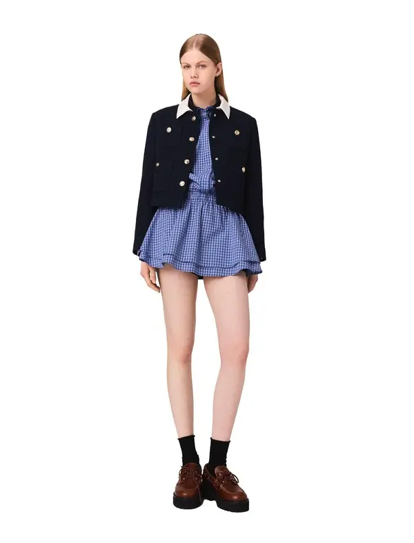 Tweed knit jacket 3 Image