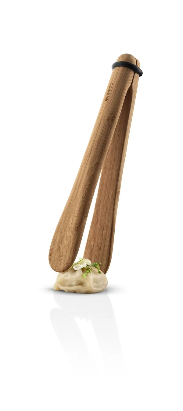 Nordic k Salad tongs bamboo 1 Image