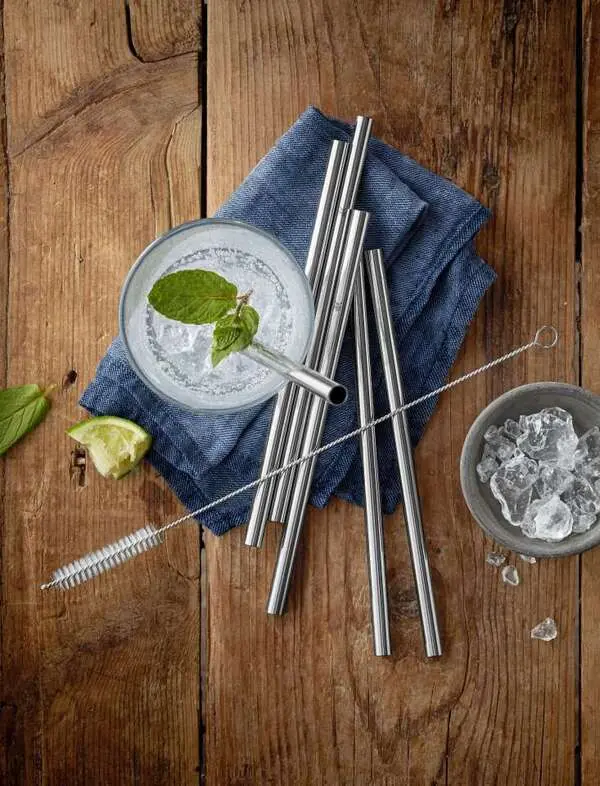 BARIC Straws 6 pcs. 180 mm with brush 1 Image