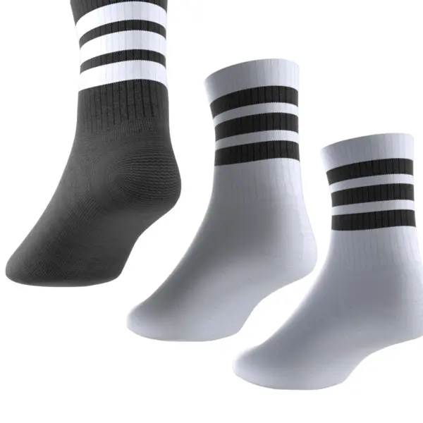 Ribbed crew Socks 3 Pairs 10 Image