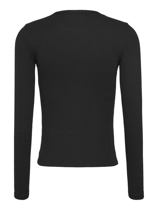 Slim Rib Long Sleeve T-Shirt 1 Image