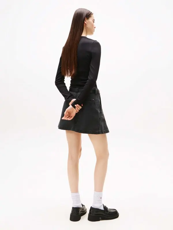 Slim Rib Long Sleeve T-Shirt 4 Image