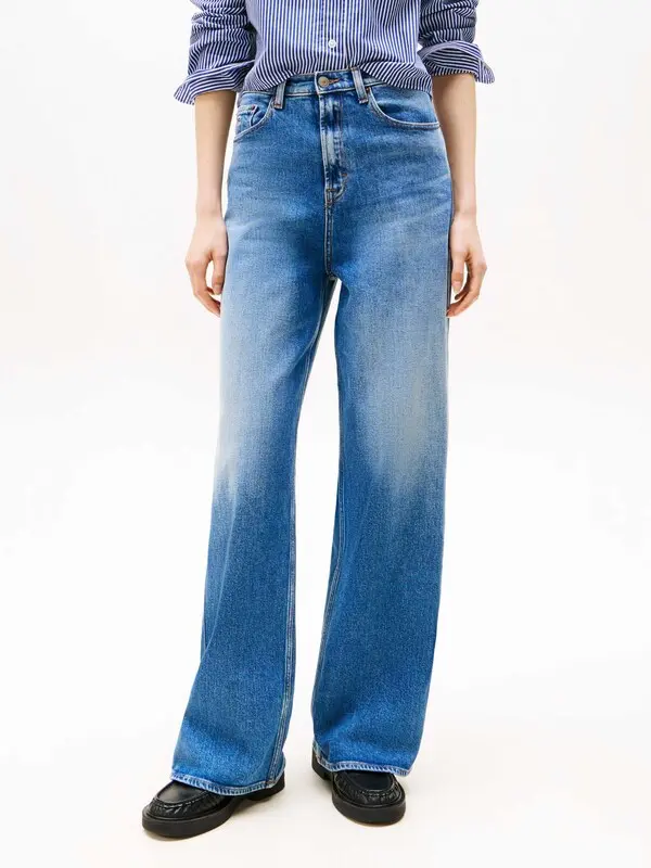 High Rise Wide Leg Jeans 1 Image