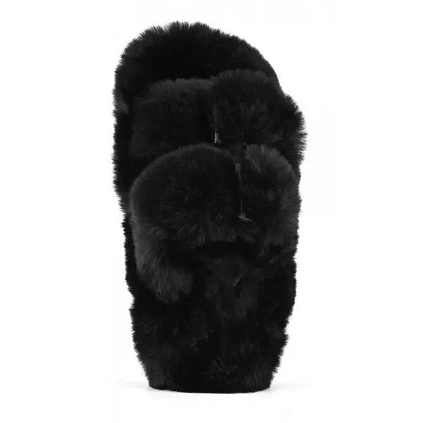 Furry Double Strap Slippers 3 Image