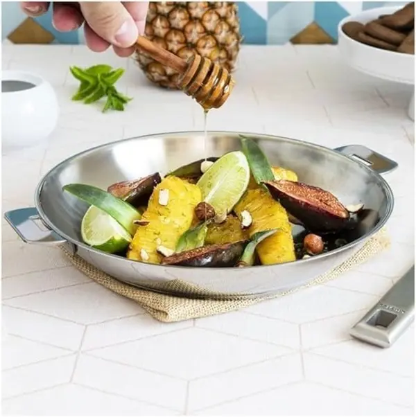 Frying Pan 22 CM STRATE Removable Induction Brushed 2 Image