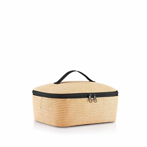 M pocket raffia coolerbag - black 2 Image