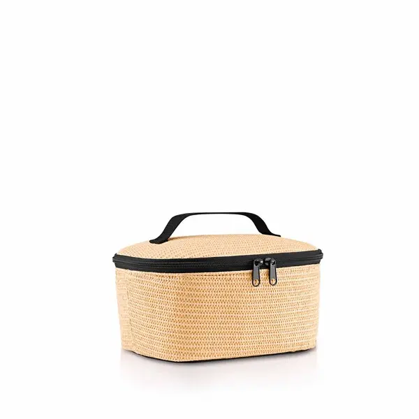 S pocket raffia coolerbag  - black 2 Image