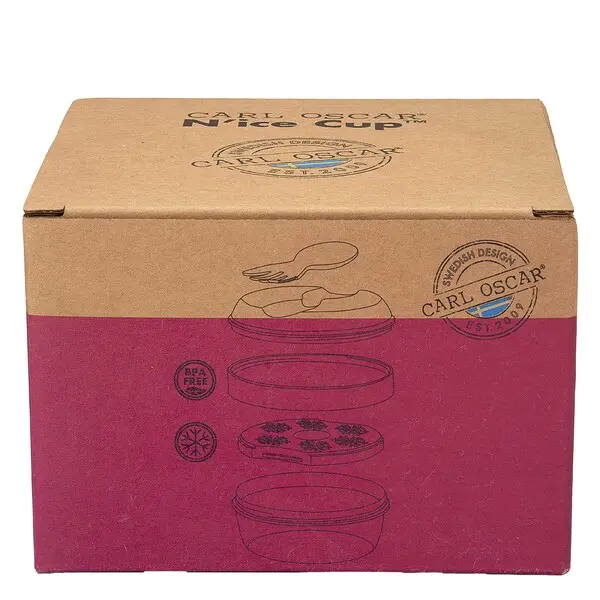 N'Ice Cup, Snack Box With Cooling Disc - Purple 2 Image