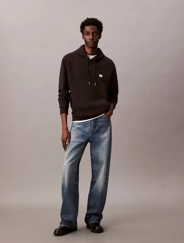 TERRY BADGE HOODIE 3 Image