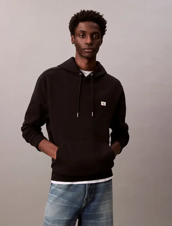 TERRY BADGE HOODIE 1 Image