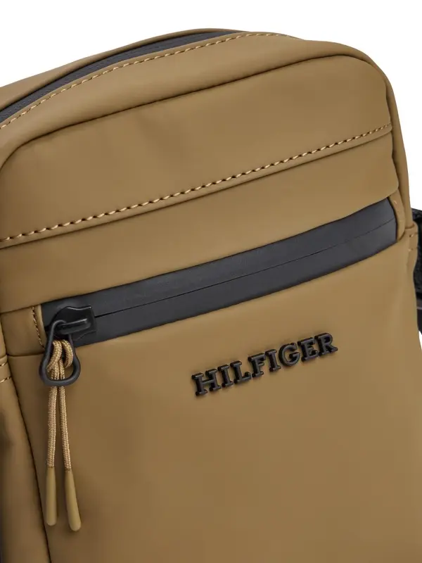 textured Logo Mini Crossbody Reporter Bag 1 Image