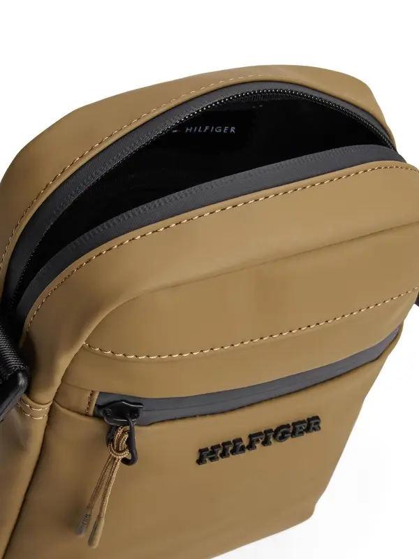 textured Logo Mini Crossbody Reporter Bag 3 Image