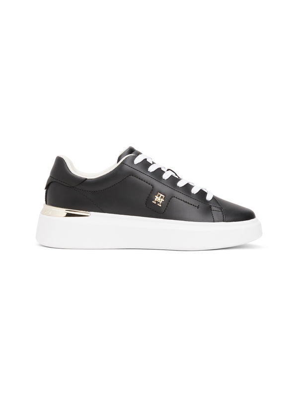 Leather Court Trainers 1 Image