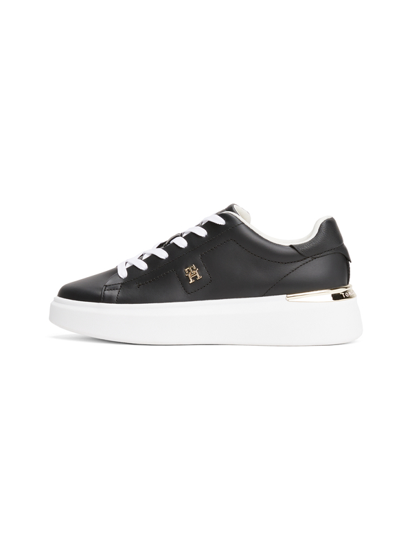 Leather Court Trainers 2 Image