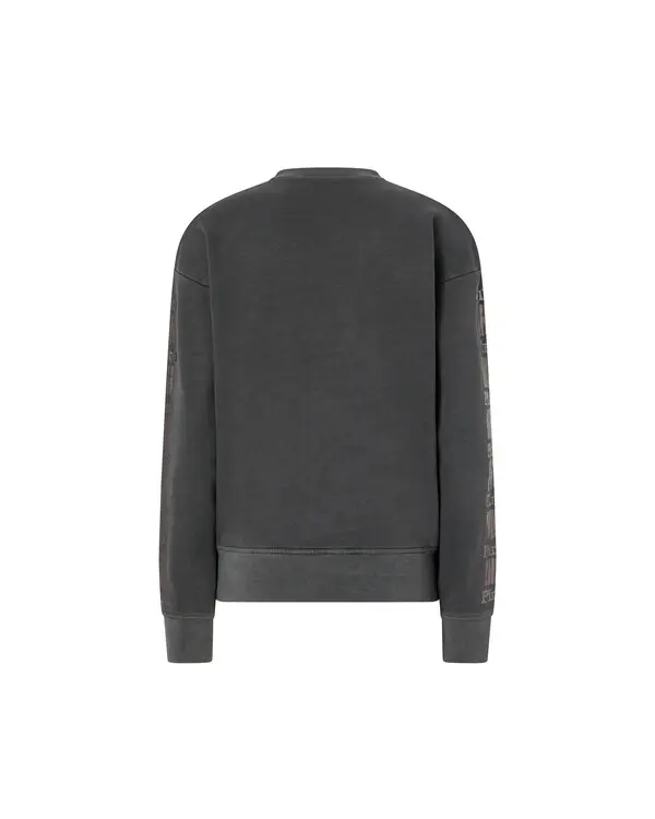 Sweatshirt with laminated print 1 Image