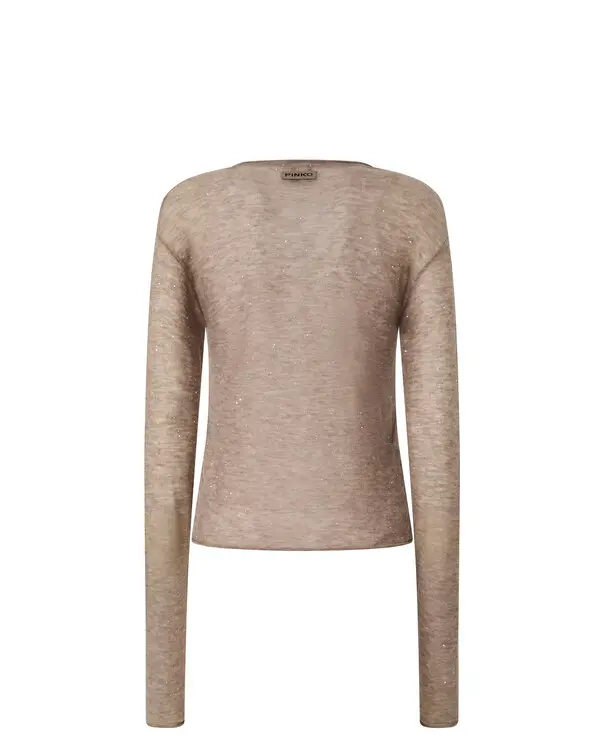V-neck sweater with sequins 1 Image