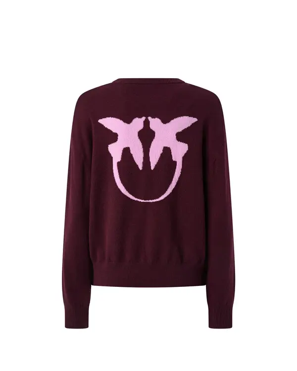 Sweater with Love Birds maxi-logo 1 Image