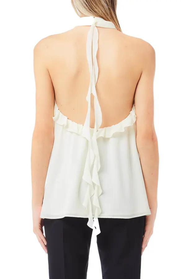 Halter Neck georgette top 1 Image