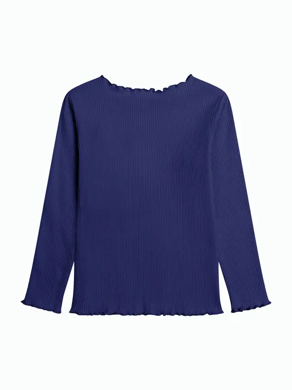 Long Sleeve ribbed top  2 Image