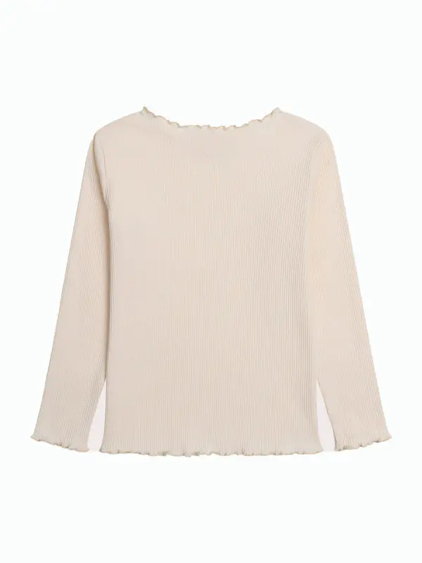 Long Sleeve ribbed top  2 Image