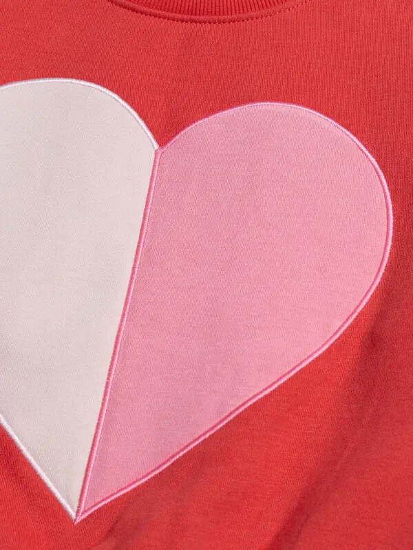 Velvet colourblock sweatshirt 2 Image