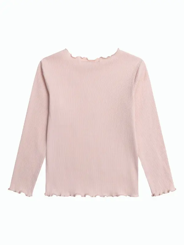 Long-sleeved T-shirt with heart embroidery 2 Image