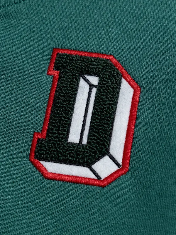 Varsity-style jacket in colourblock fleece 3 Image